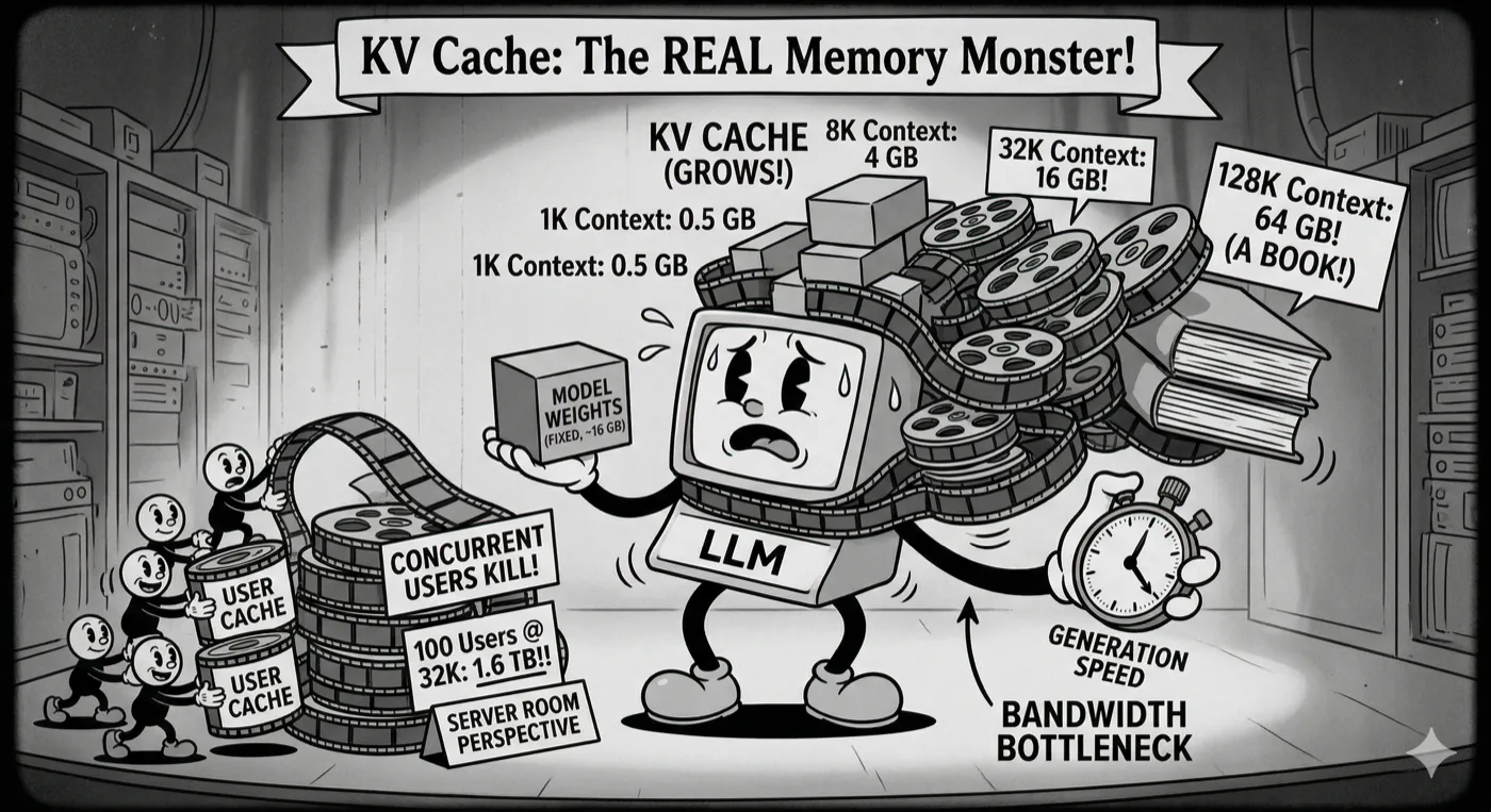 KV Cache: The Real Memory Monster